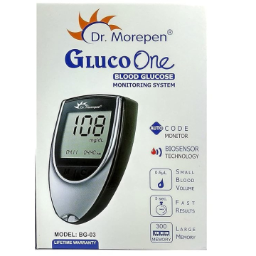 Dr. Morepen BG-03 Gluco One Blood Glucose Monitoring System