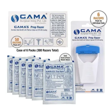 Gama Prep Skin Razor Blades – Pack of 6