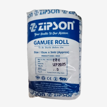 Zipson Gamjee Roll – Soft Cotton Wound Dressing Roll