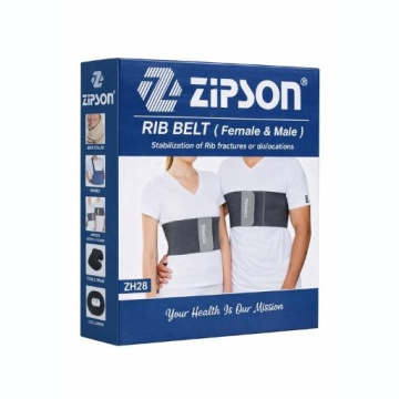 Zipson Adjustable Rib Support Belt for Chest Pain Relief