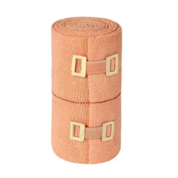Cotton Crepe Bandage – Elastic Compression Bandage for Support, Sprain, and Injury Care