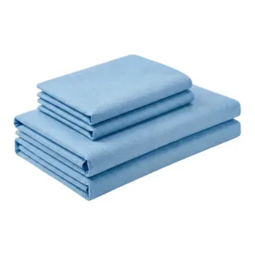 Blue Gama Disposable Bed Sheet & Pillow Cover Set
