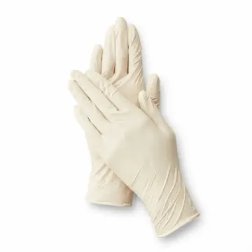 Latex Examination Gloves 100 PCS – Disposable Powdered/Powder-Free Medical Gloves for Hygiene & Protection
