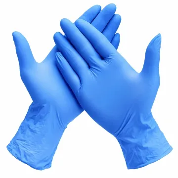 Medical Grade Nitrile Examination Gloves – Powder Free, Tear Resistant, Food Safe, Blue, Medium, Pack of 100