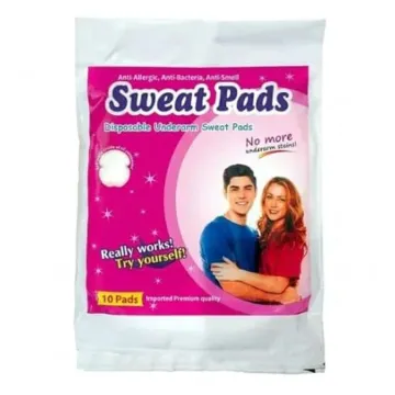 Disposable Underarm Sweat Pads (Pack of 50) – Invisible Sweat Guards, Anti-Odor, Anti-Allergic Underarm Pads for Sweat & Stain Protection