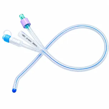 Silicone 3-Way Foley Catheter 12Fr to 22Fr (Pack of 10)