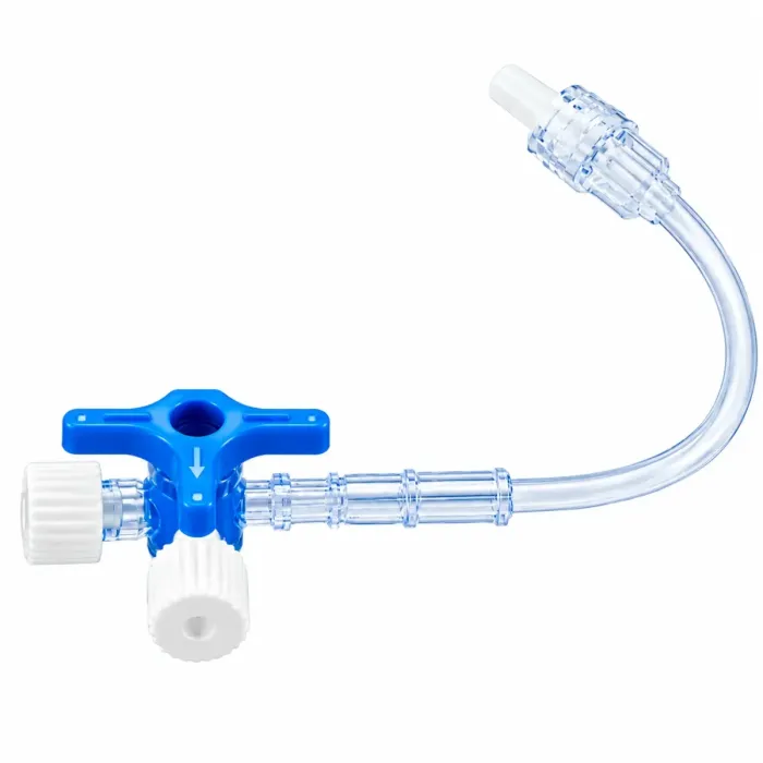 3 Way Stop Cock With Extension Line Pack of 50