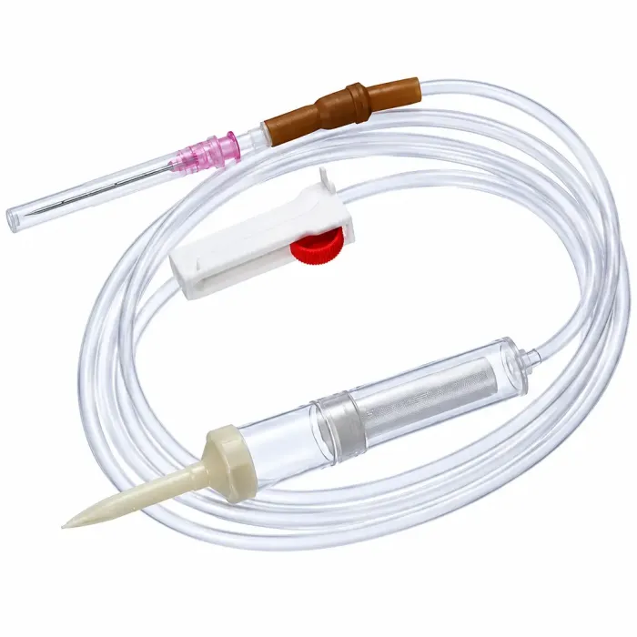 Disposable blood transfusion set single chamber pack of 100