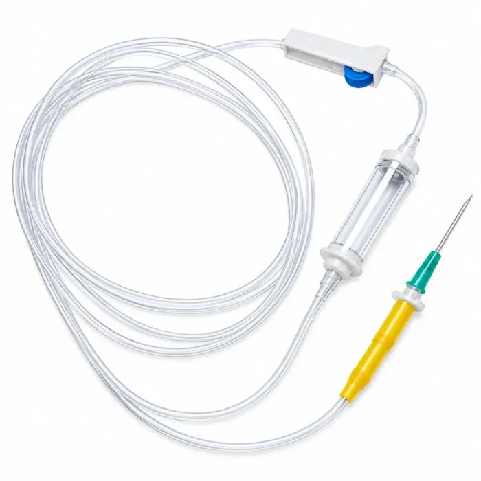 Vented IV Infusion Set disposable IV drip set